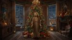 Ultra-High-Resolution Victorian Christmas Art with Realistic Jesus Christ