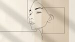 Minimalist Continuous-Line Female Portrait – Luxury Scandinavian Modernist Masterpiece