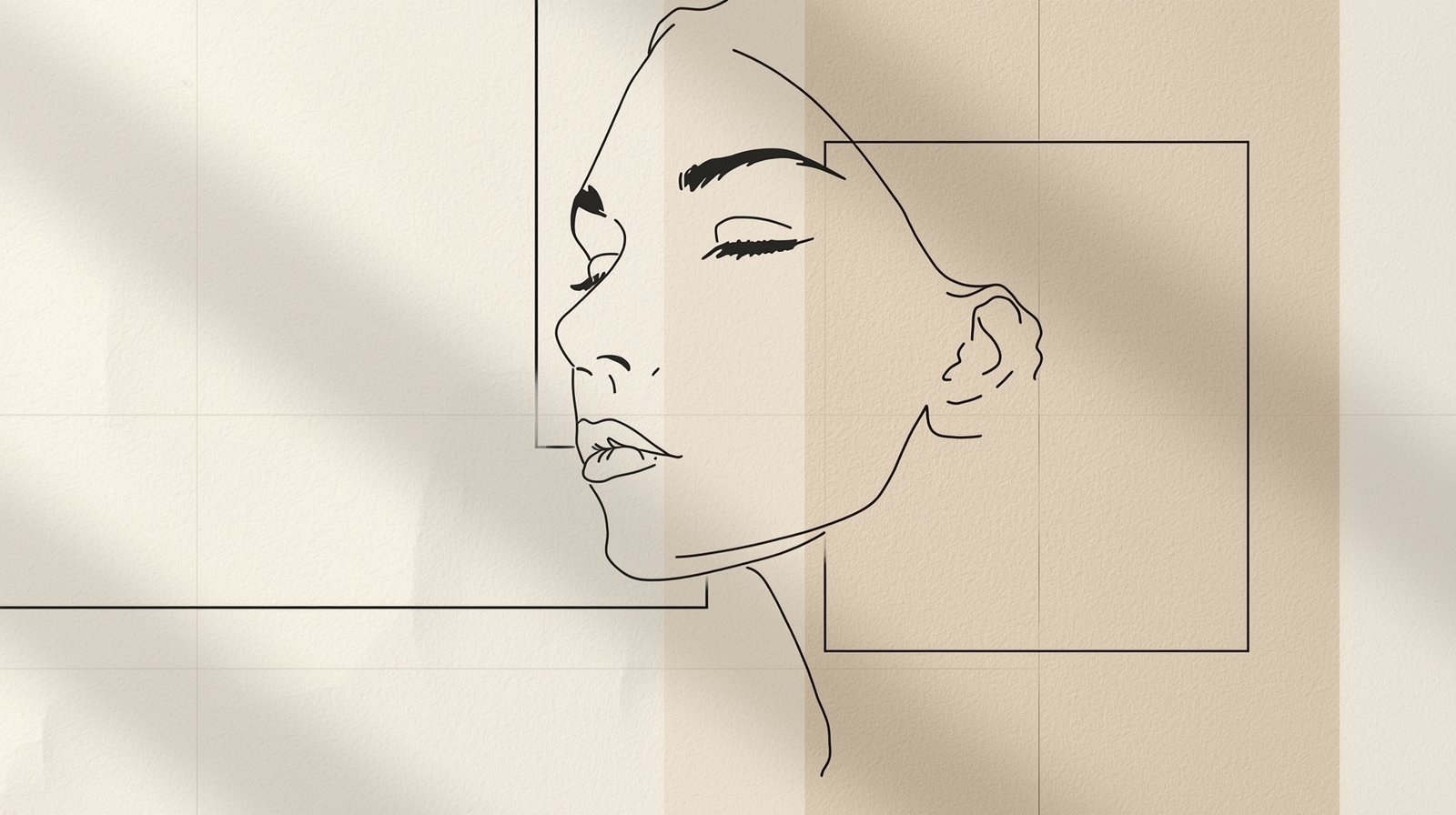 Minimalist Continuous-Line Female Portrait – Luxury Scandinavian Modernist Masterpiece