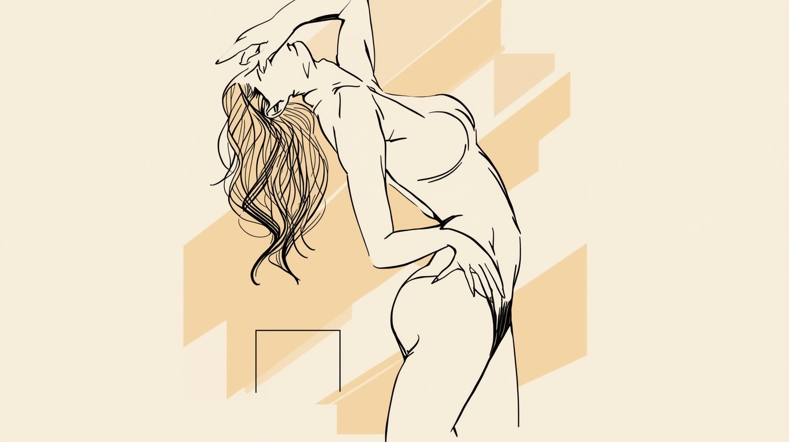 Single-Stroke Sensual Woman Line Art – Bold Curves & Luxury Minimalist Gallery Aesthetic