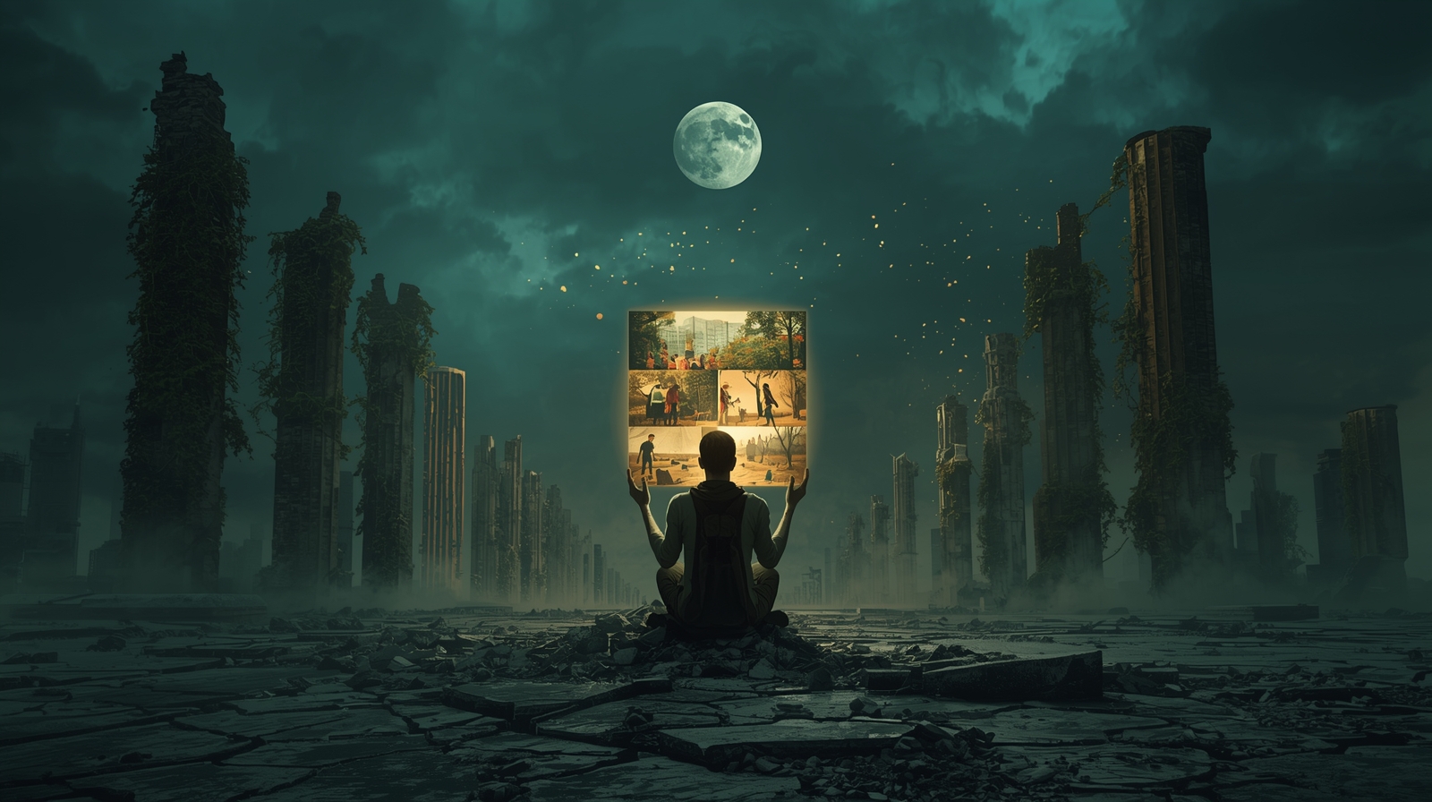 Digital Painting of the Last Human on Earth - Image 3