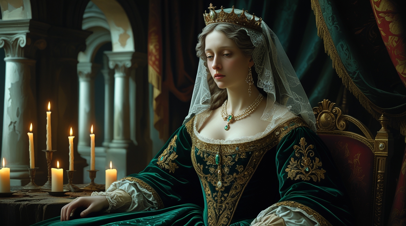 Digital Painting of a Forgotten European Empress from the 1700s