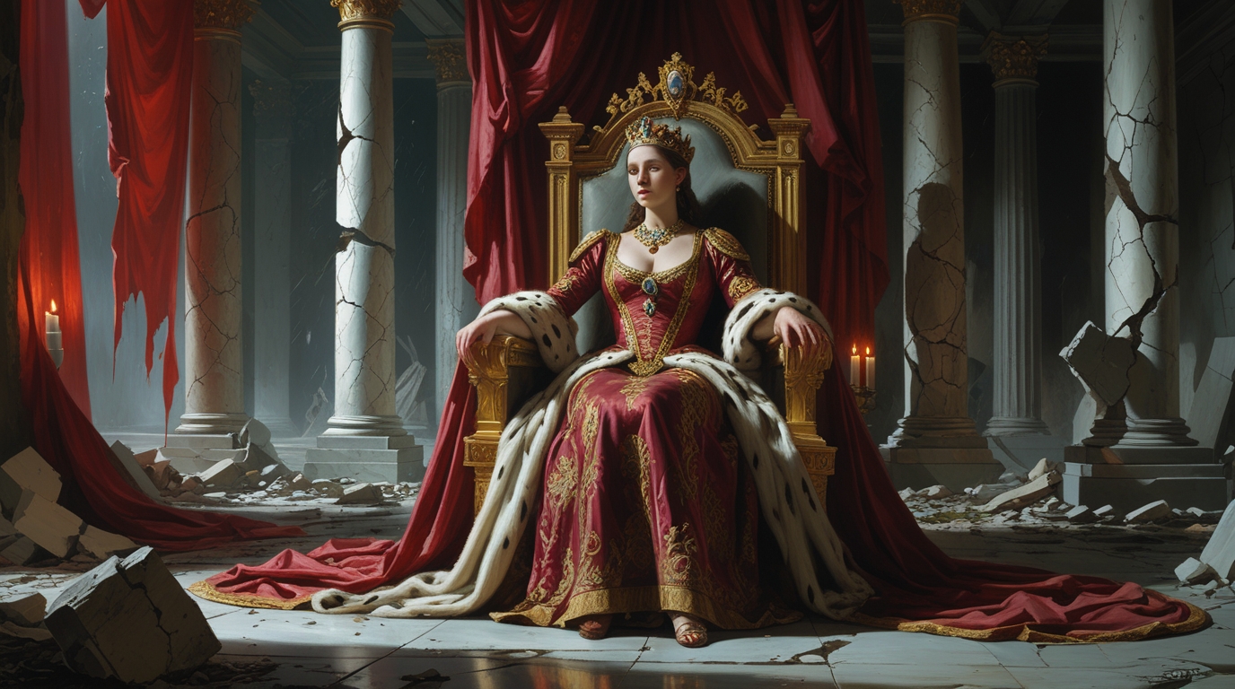 Last Queen of a Fallen Empire Digital Painting - Image 2