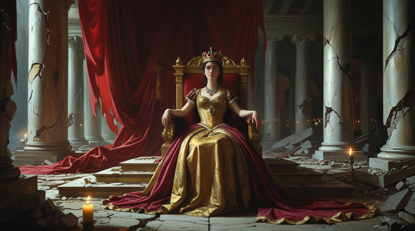 Last Queen of a Fallen Empire Digital Painting - Image 3