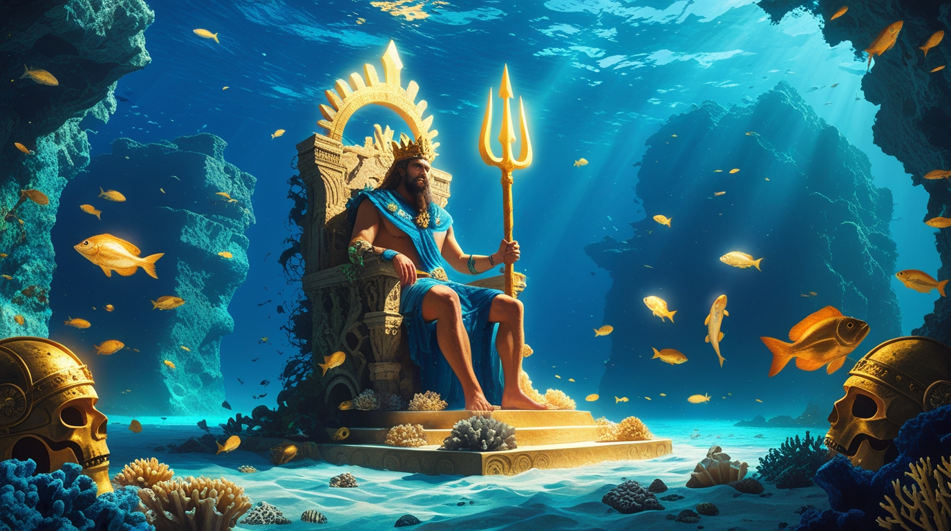 Lost underwater city of Atlantis Digital Painting - Image 2