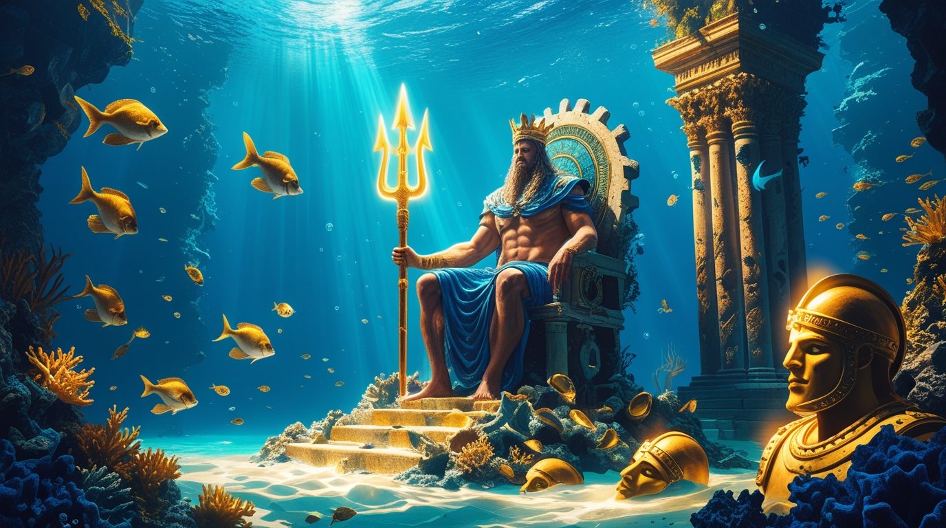 Lost underwater city of Atlantis Digital Painting - Image 3