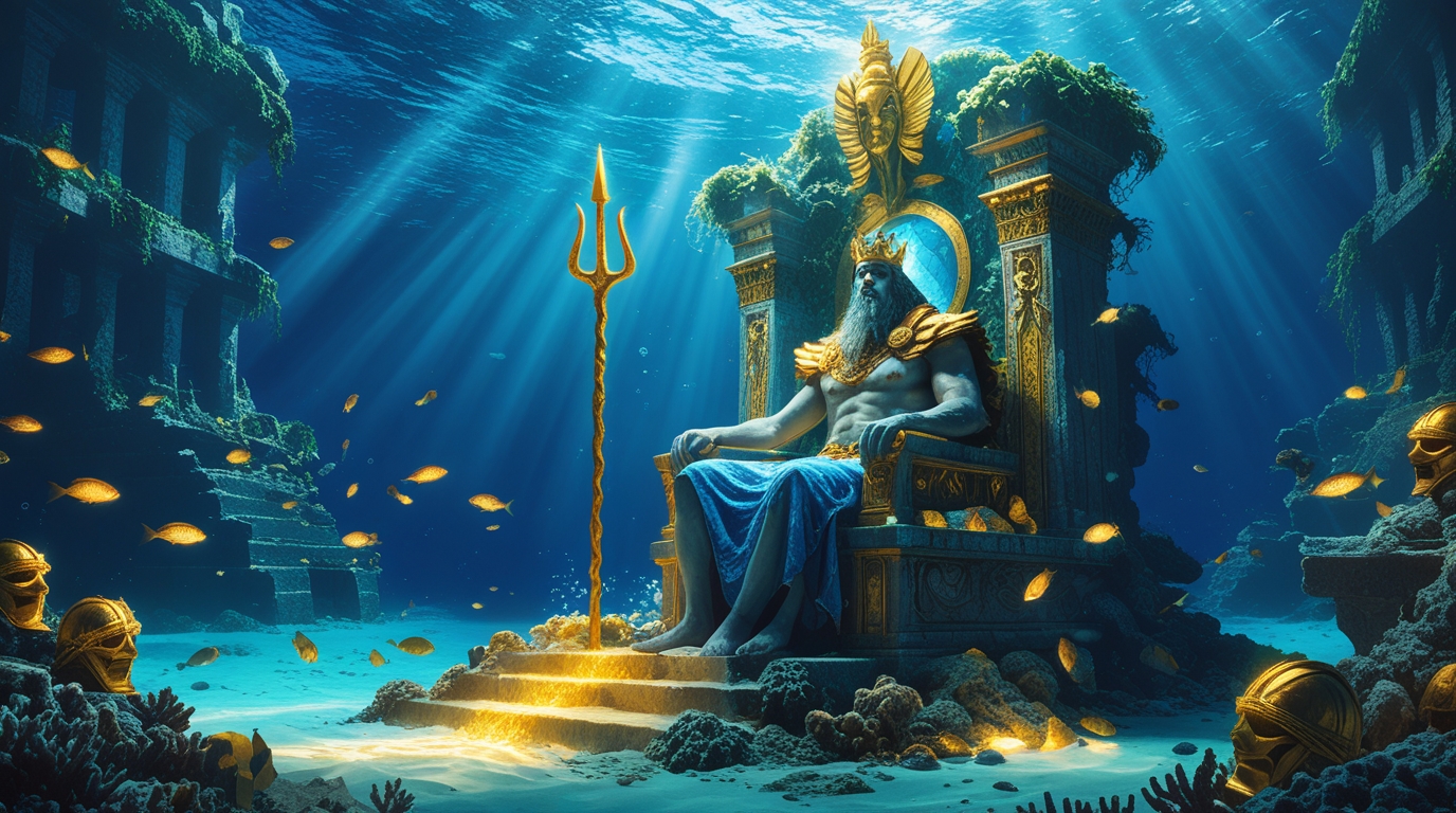 Lost underwater city of Atlantis