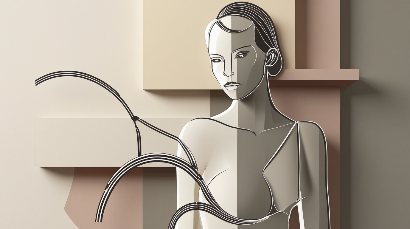 Elegant Single-Stroke Woman Line Art – Bold Curves & Luxury Minimalist Sensual Portrait - Image 3