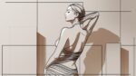 Elegant Single-Stroke Woman Line Art – Bold Curves & Luxury Minimalist Sensual Portrait